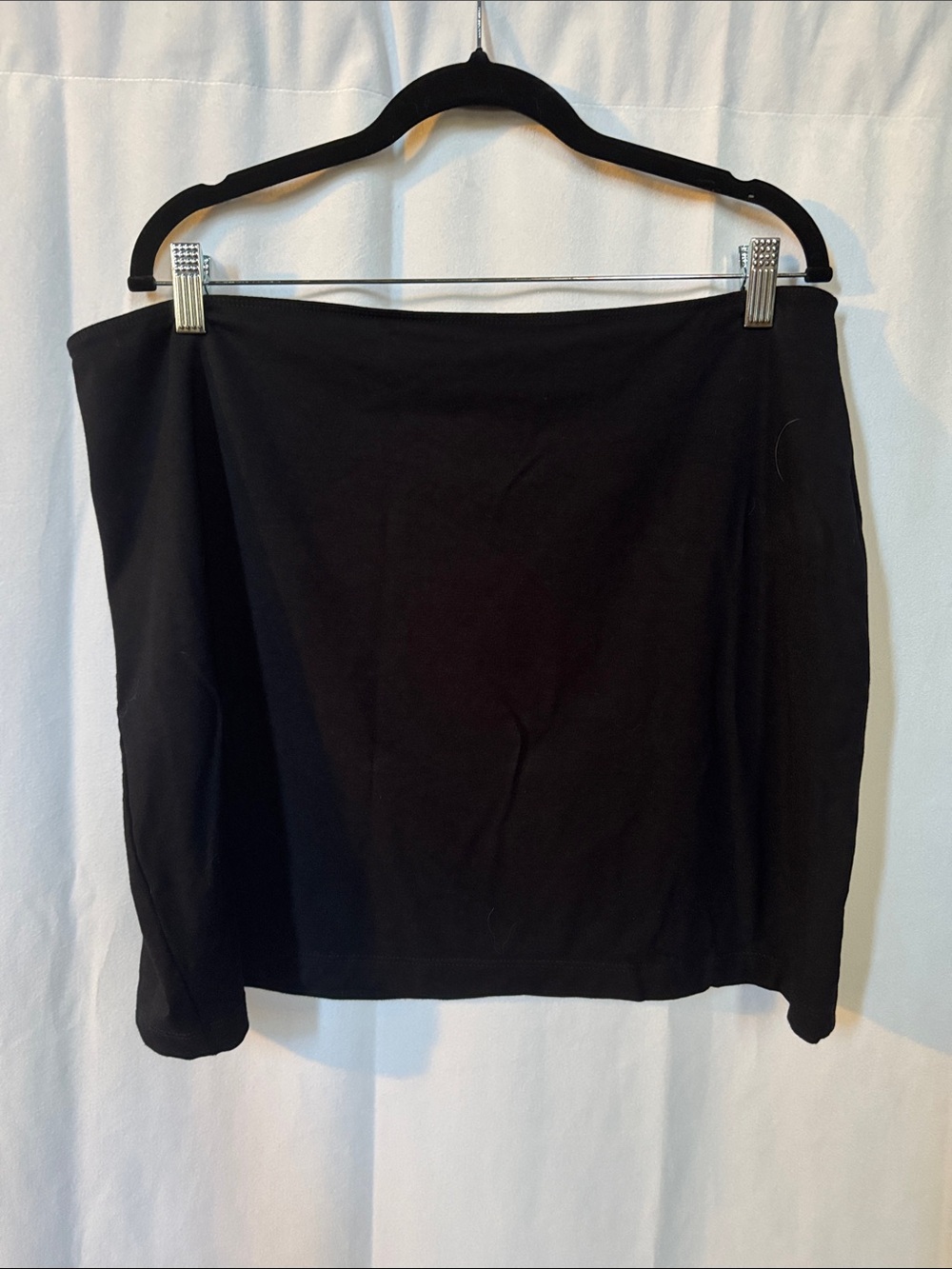 Classic Black Women's Mini Skirt - Stretch Tube Style